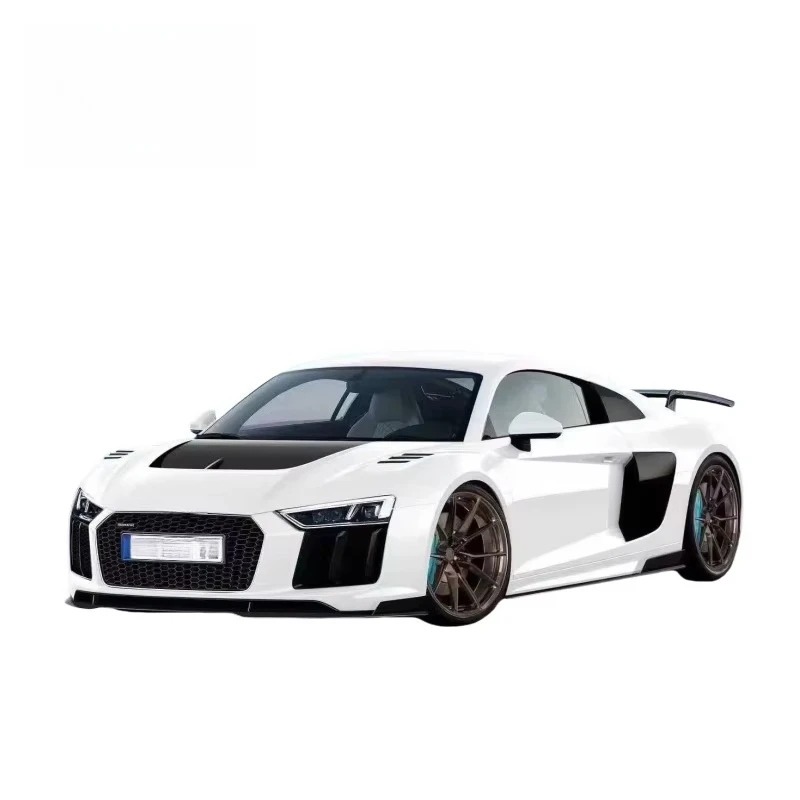 Auto AccessoriesEngine Front Bonnet Dry Carbon Fiber Front Hood for  R8 V10 Gen 2 2020-2023